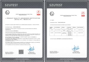 گواهینامه بین المللی QAN برای الکتروموتورهای ضدانفجار
